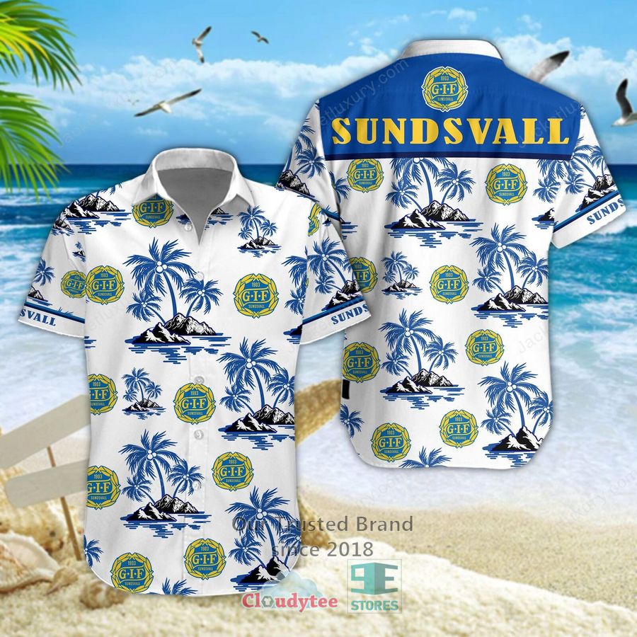 GIF Sundsvall Hawaiian shirt, Short – LIMITED EDITION