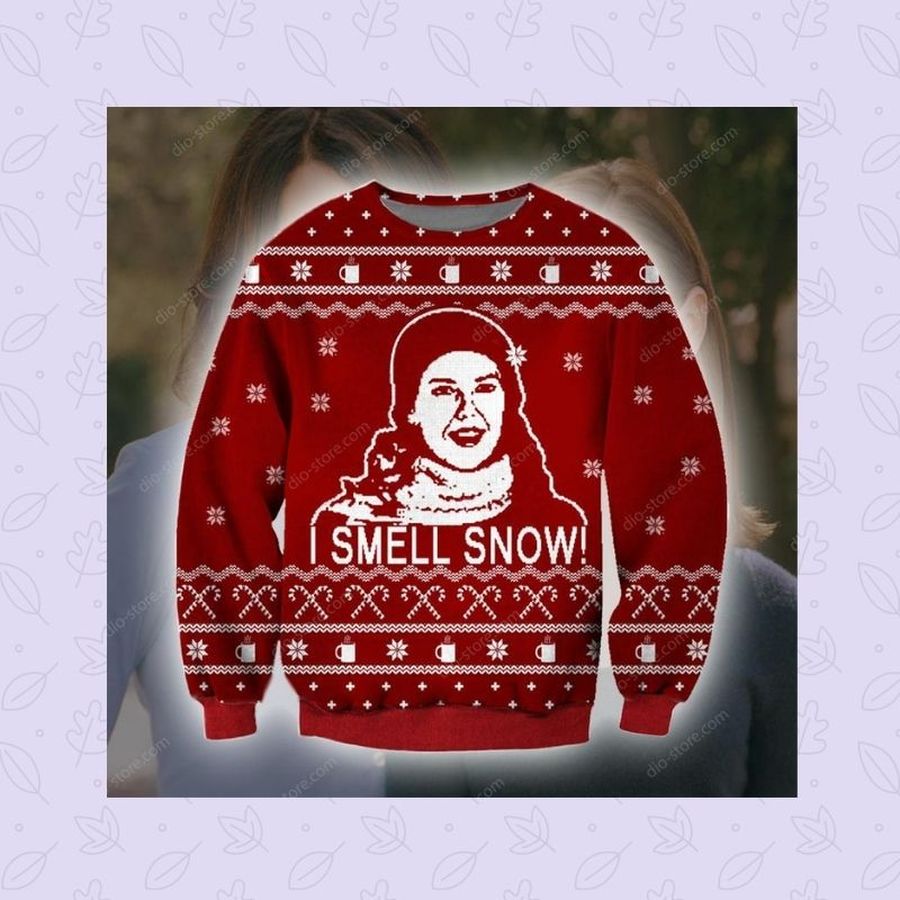 Gi'more Girls I smell snow Ugly Sweater