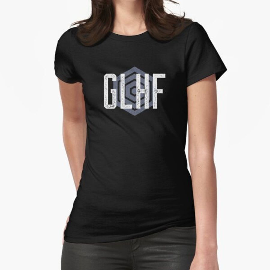 GL HF. Fitted T-Shirt