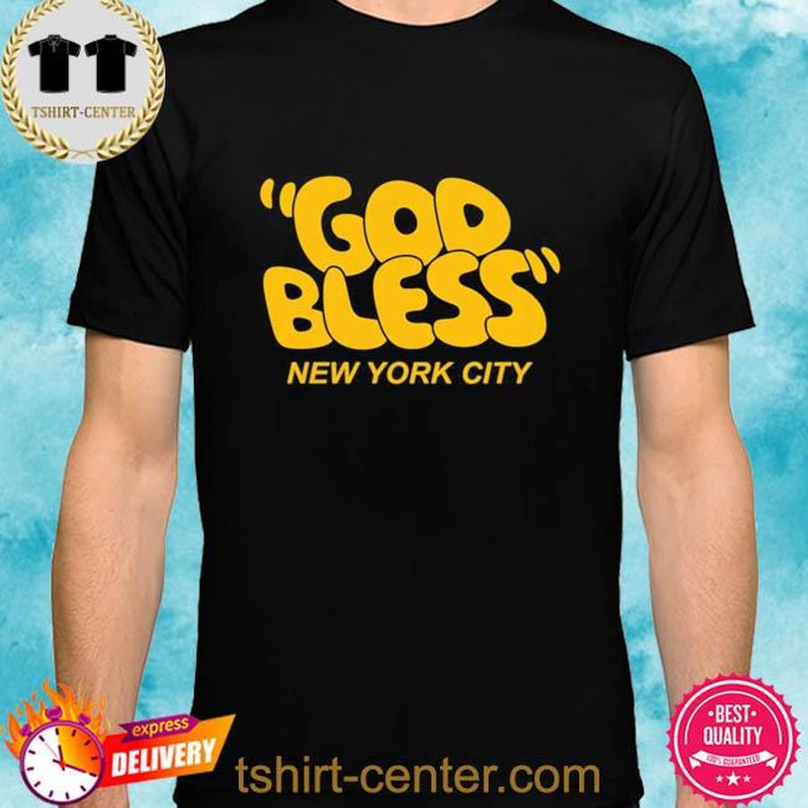 God bless new york city shirt
