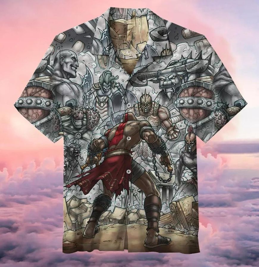 God Of War Hawaiian Shirt H5