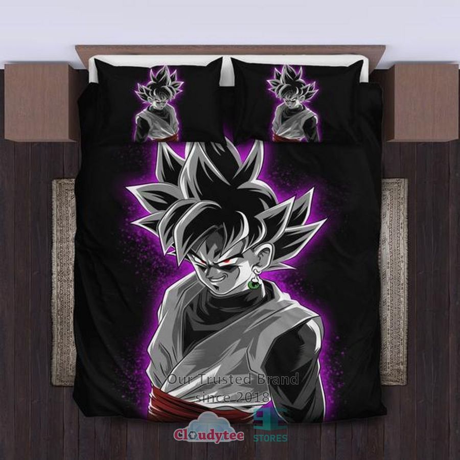 Goku Black Purple Anime Bedding Set – LIMITED EDITION