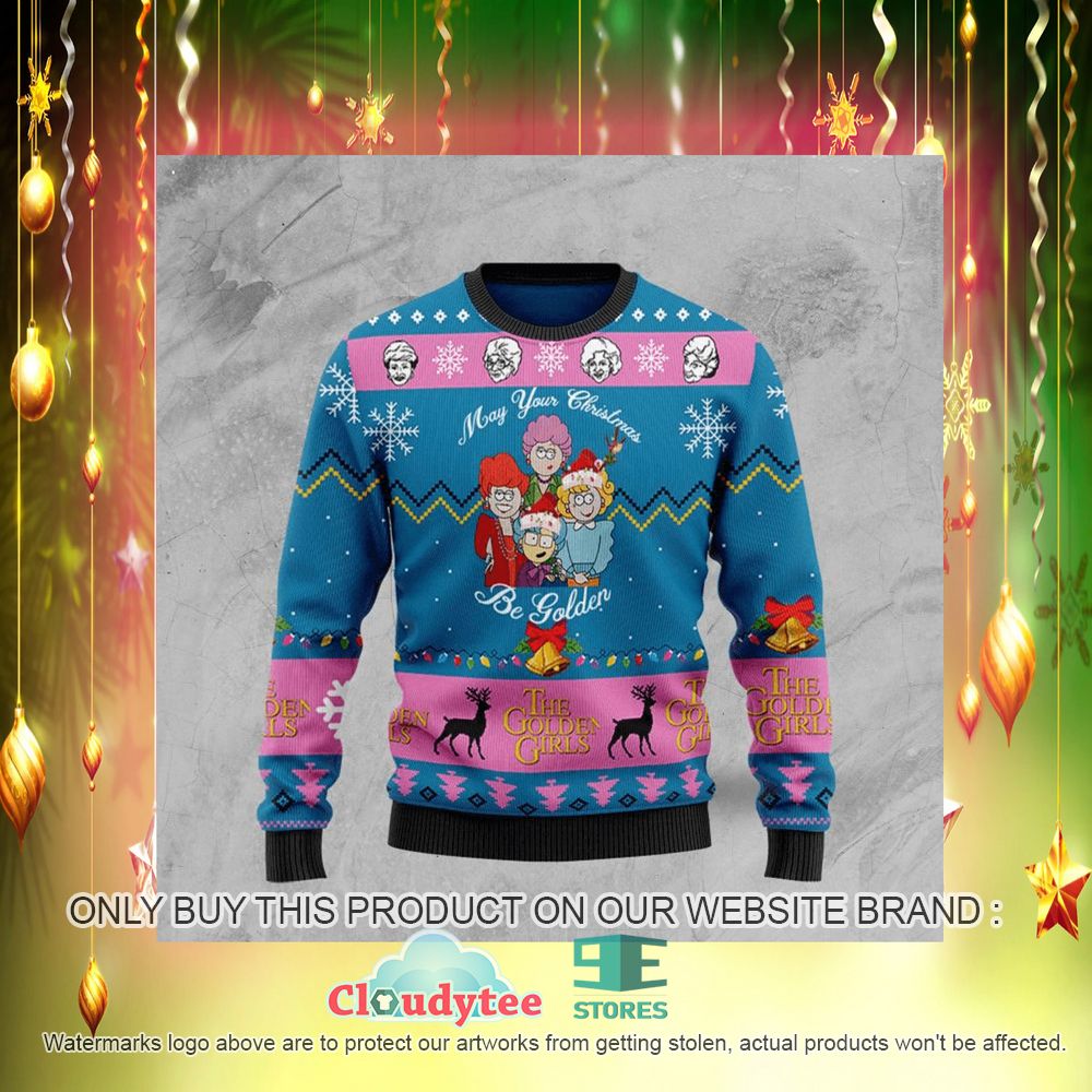 Golden Girls Cartoon Ugly Christmas Sweater – LIMITED EDITION