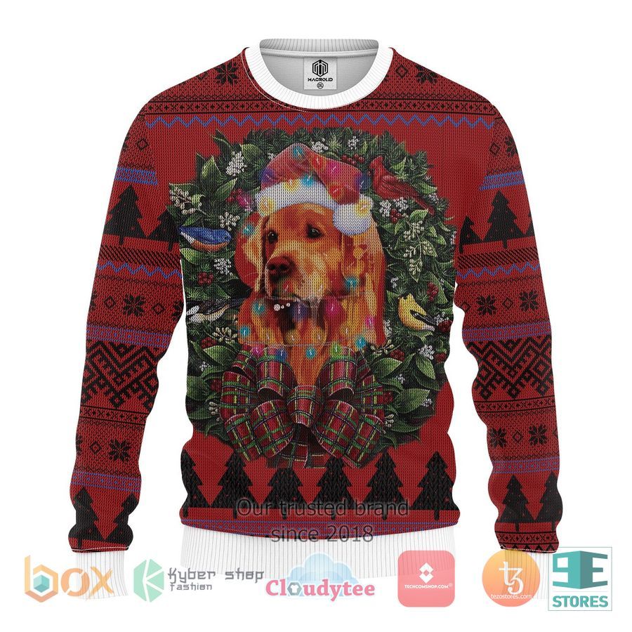 Golden Retriever Dog Christmas Sweater – LIMITED EDITION
