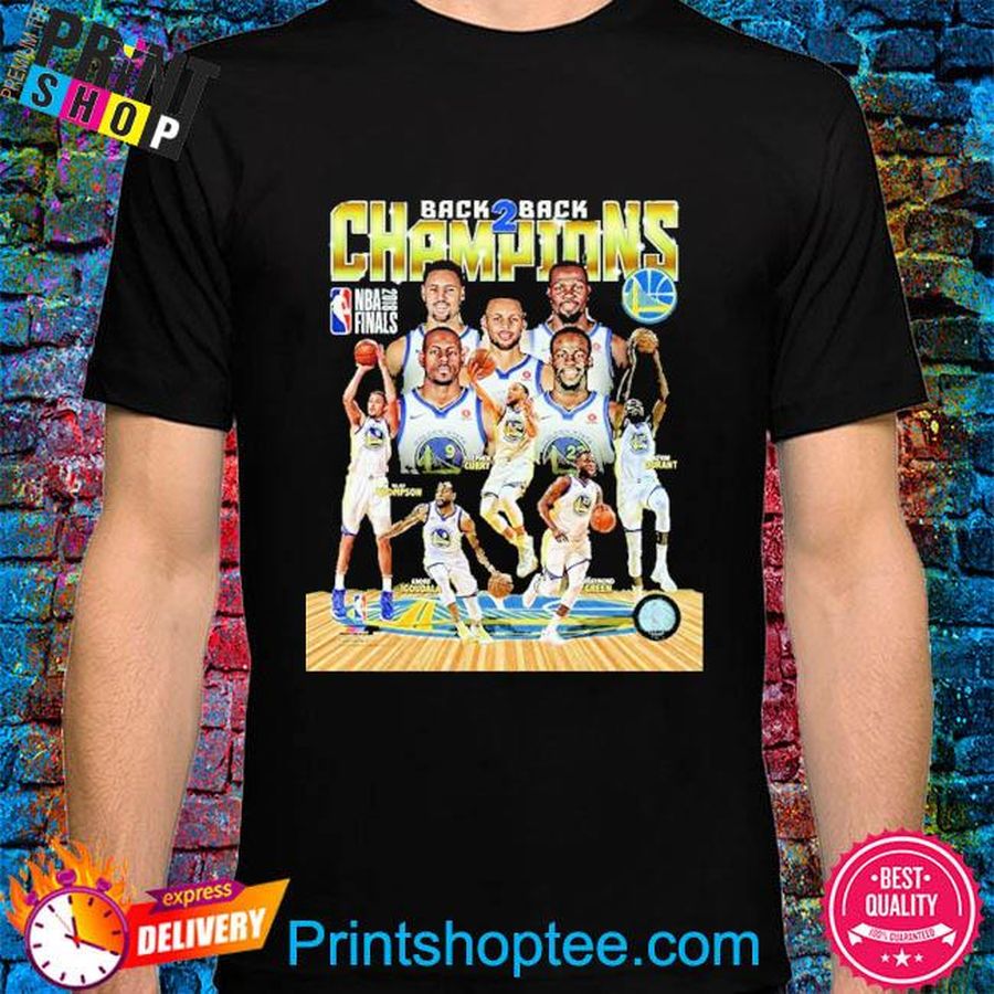 Golden State Warriors Back 2 Champions T-Shirt