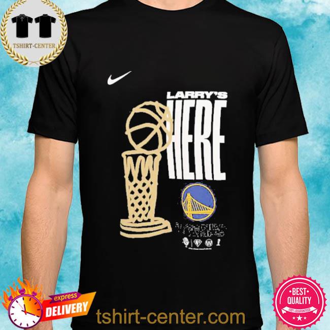 Golden state warriors Nike 2022 NBA Finals Champions Trophy Celebration T-Shirt