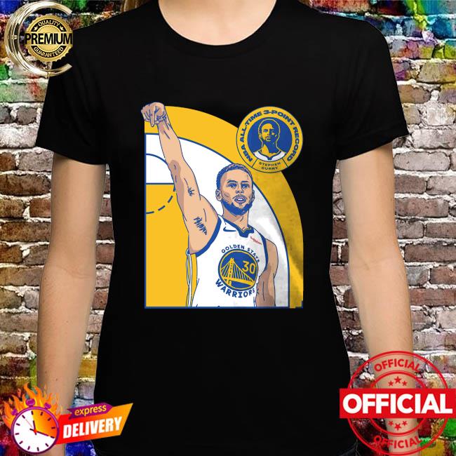 Golden State Warriors’ Stephen Curry All Time 3 Point Leader T-Shirt