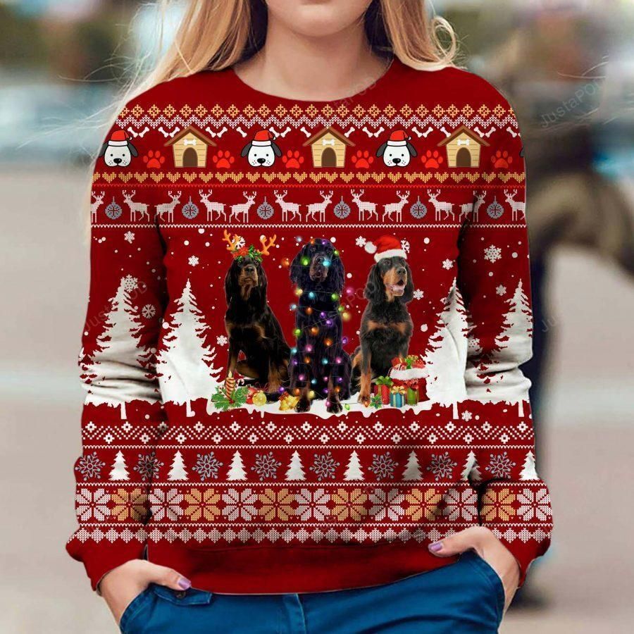 Gordon Setter Ugly Sweater Ugly Sweater Christmas Sweaters Hoodie Sweater