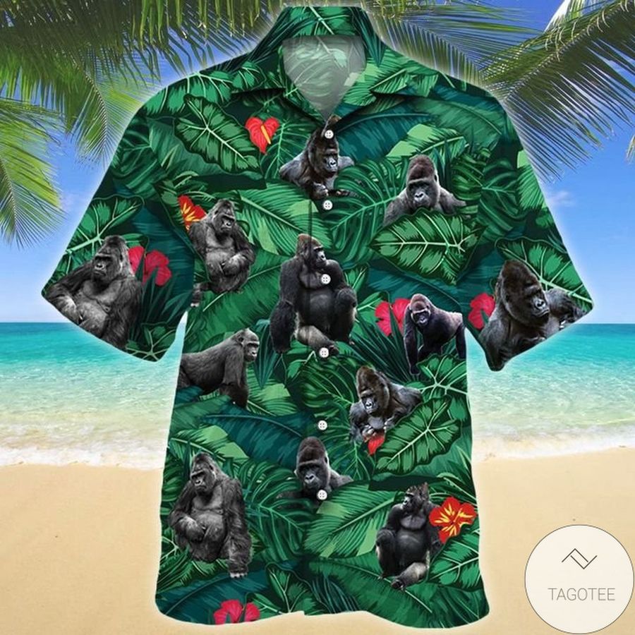 Gorilla Lovers Gift Hawaiian Shirt