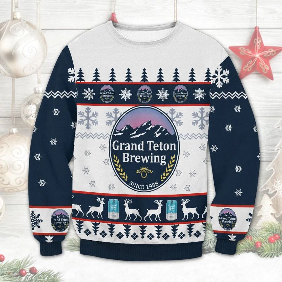 Grand Teton Brewing Beer Ugly Sweater