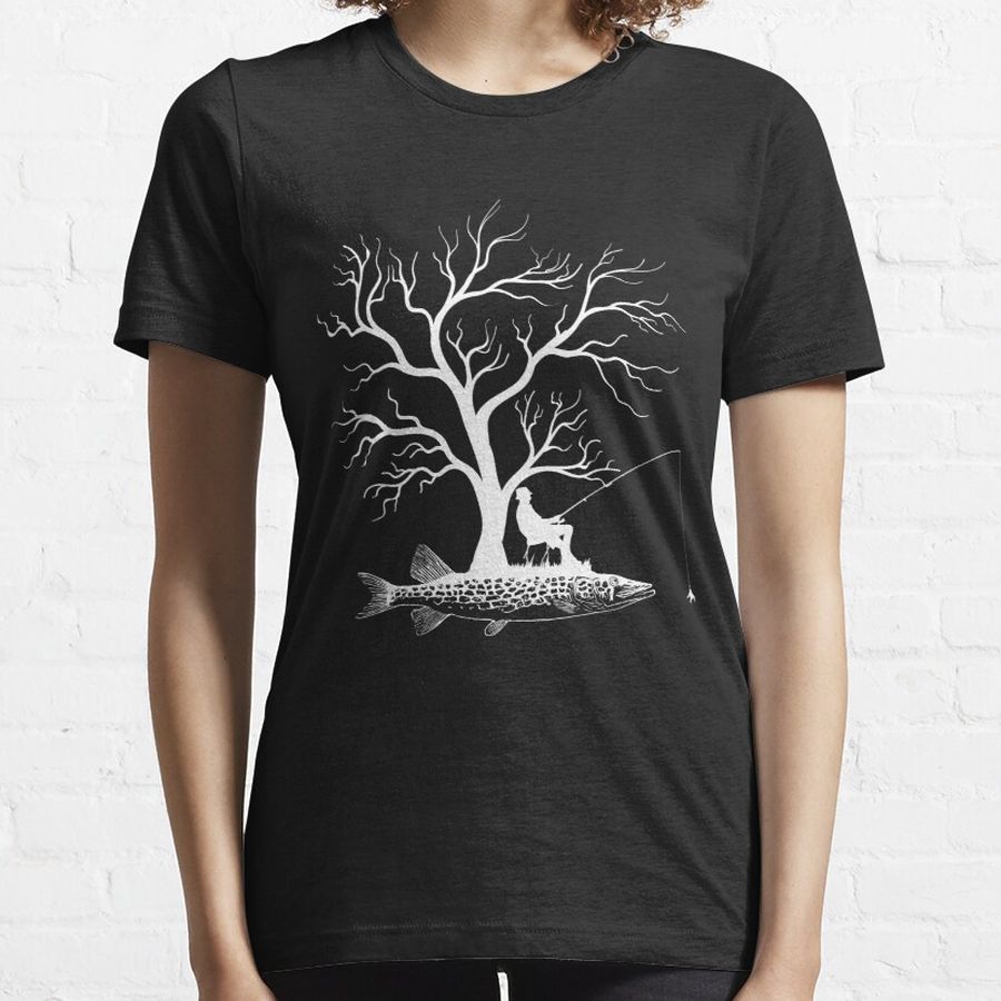 Graphic Tree - Fish Chain Pickerel Essential T-Shirt