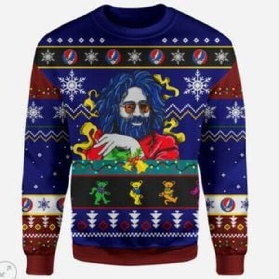 Grateful Dead Ugly Christmas Sweater, All Over Print Sweatshirt, Ugly Sweater, Christmas Sweaters, Hoodie, Sweater