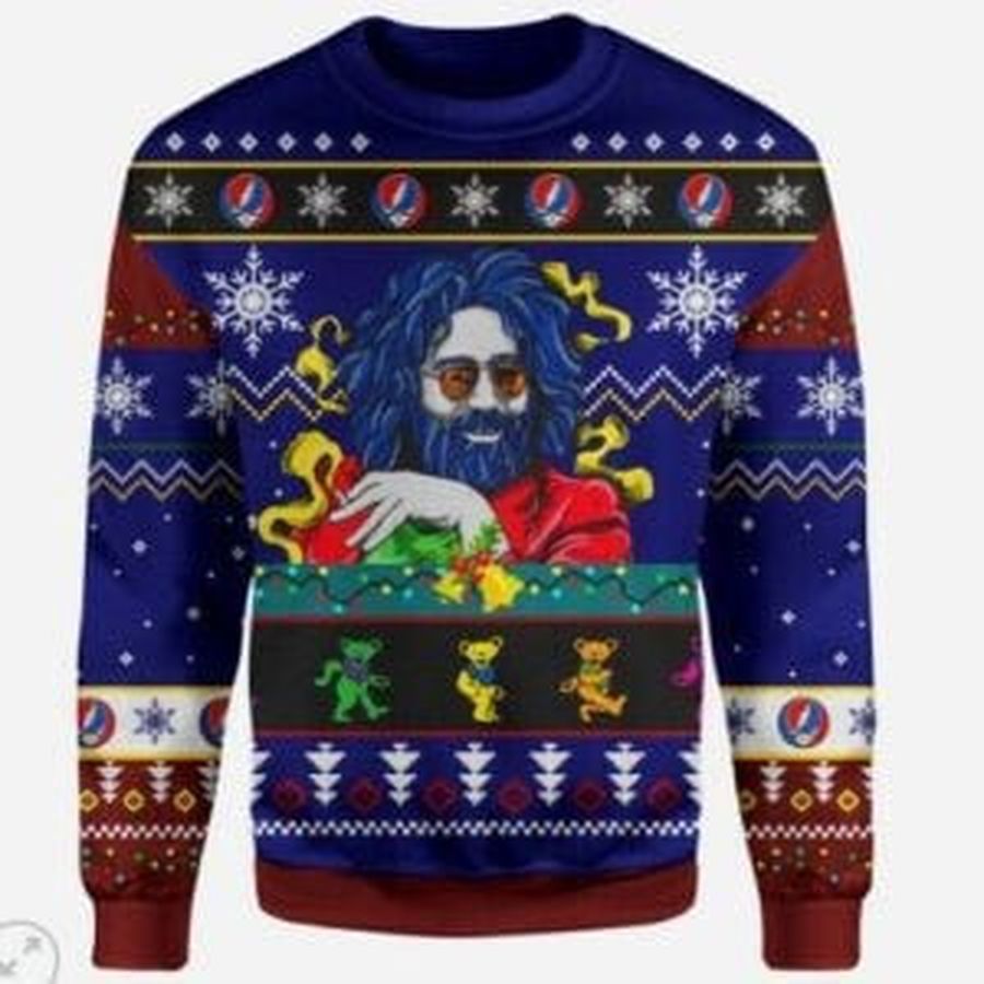 Grateful Dead Ugly Christmas Sweater All Over Print Sweatshirt Ugly