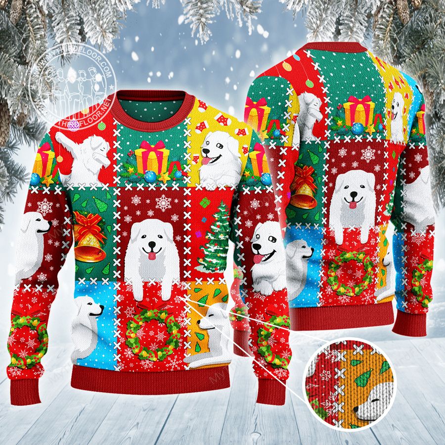 Great Pyrenees Dog Lovers Christmas Wishes Ugly Sweater