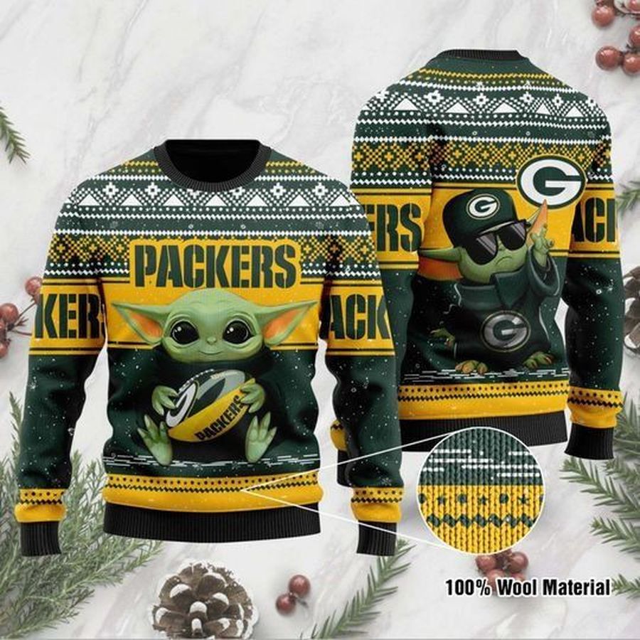 Green Bay Packers Christmas For Fans Ugly Christmas Sweater All