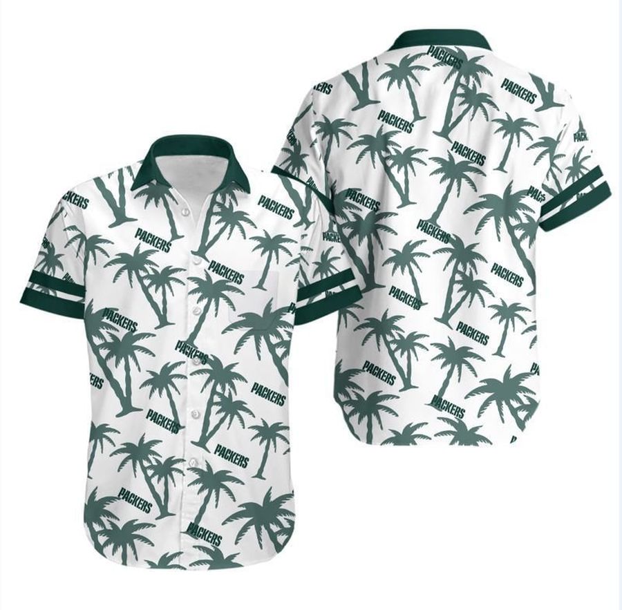 Green Bay Packers Coconut Tree Gift For Fan Hawaii Shirt And Short