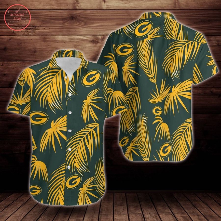 Green Bay Packers Flower Hawaiian Shirts