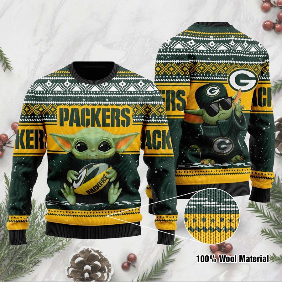 Green Bay Packers Sweater Ugly Christmas Sweater, Ugly Sweater, Christmas Sweaters, Hoodie, Sweatshirt, Sweater