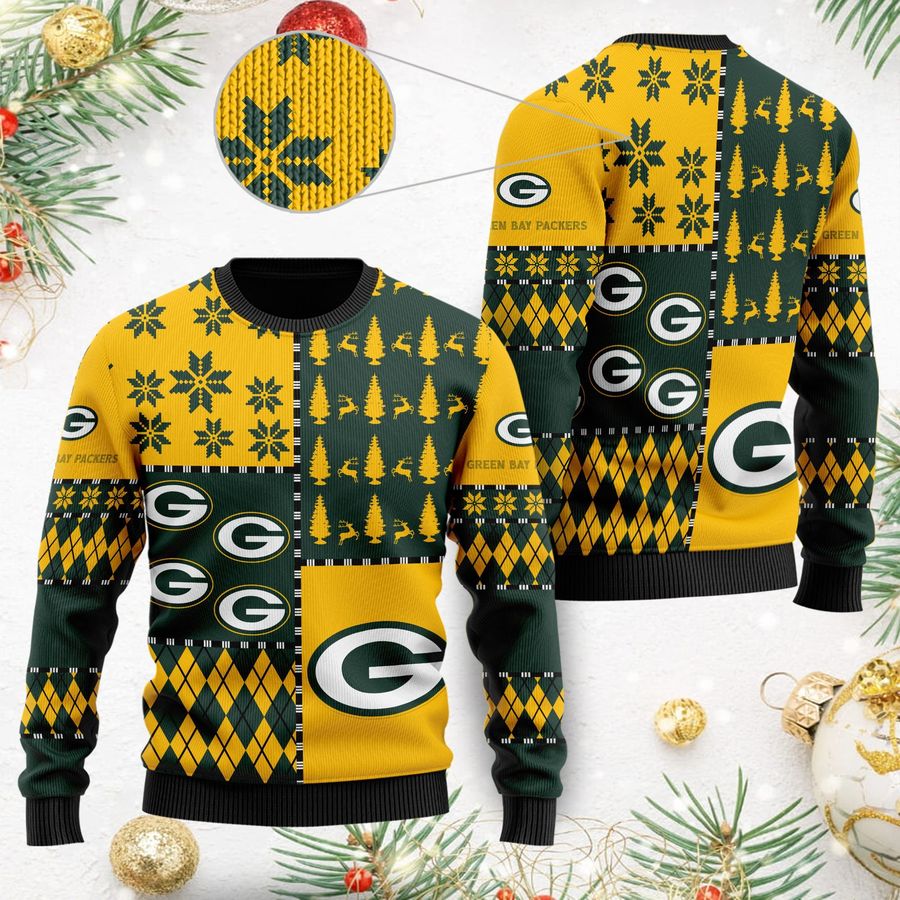 Green Bay Packers Ugly Christmas Sweaters Best Christmas Gift For Packers Fans, Ugly Sweater, Christmas Sweaters, Hoodie, Sweatshirt, Sweater