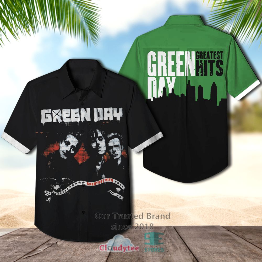 Green Day Greatest Hits Album Hawaiian Casual Shirt – LIMITED EDITION