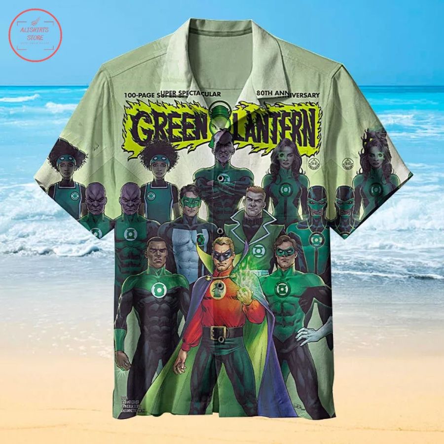 Green Lantern Legion Hawaiian Shirt