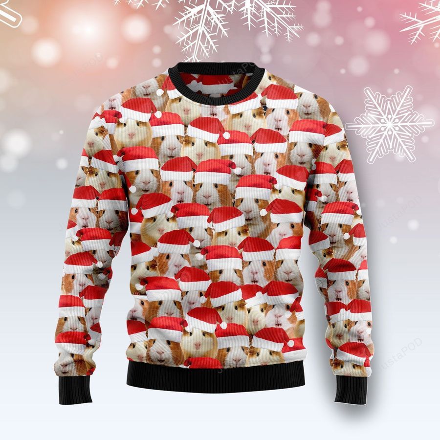 Guinea Pig Group Awesome Ugly Christmas Sweater All Over Print