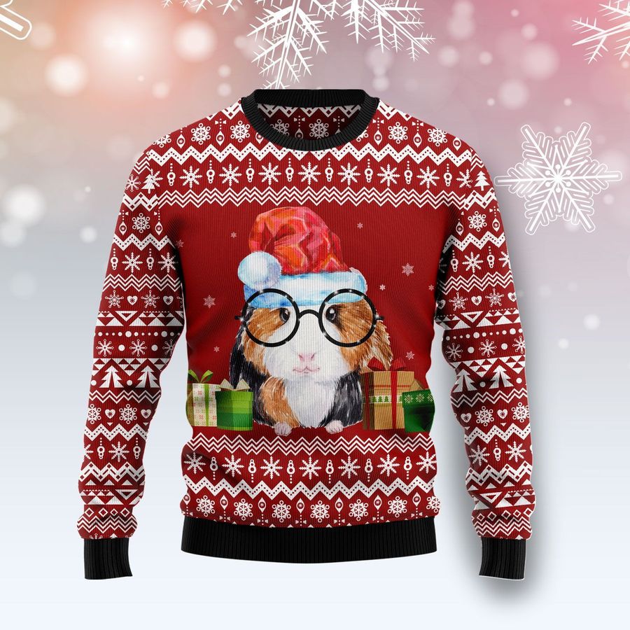 Guinea Pig Xmas For Unisex Ugly Christmas Sweater All Over