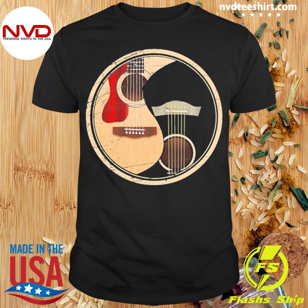 Guitarist Musical Instrument Yin Yang Gift Guitar Shirt