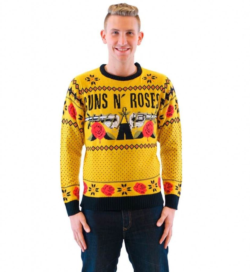 Guns N Roses For Unisex Ugly Christmas Sweater All Over