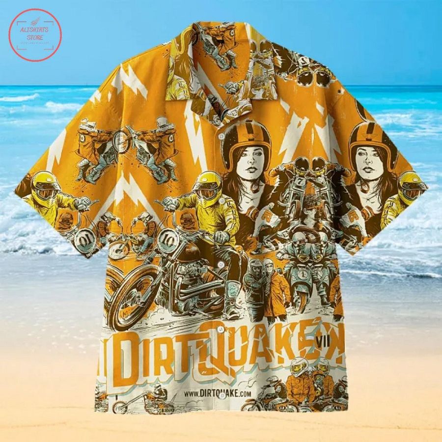 Guy Martin Returns To Dirt Quake Hawaiian Shirt