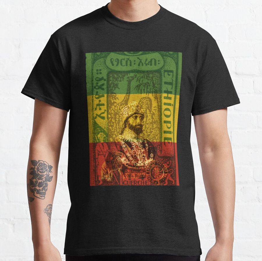 Haile Selassie Emperor of Ethiopia Classic T-Shirt