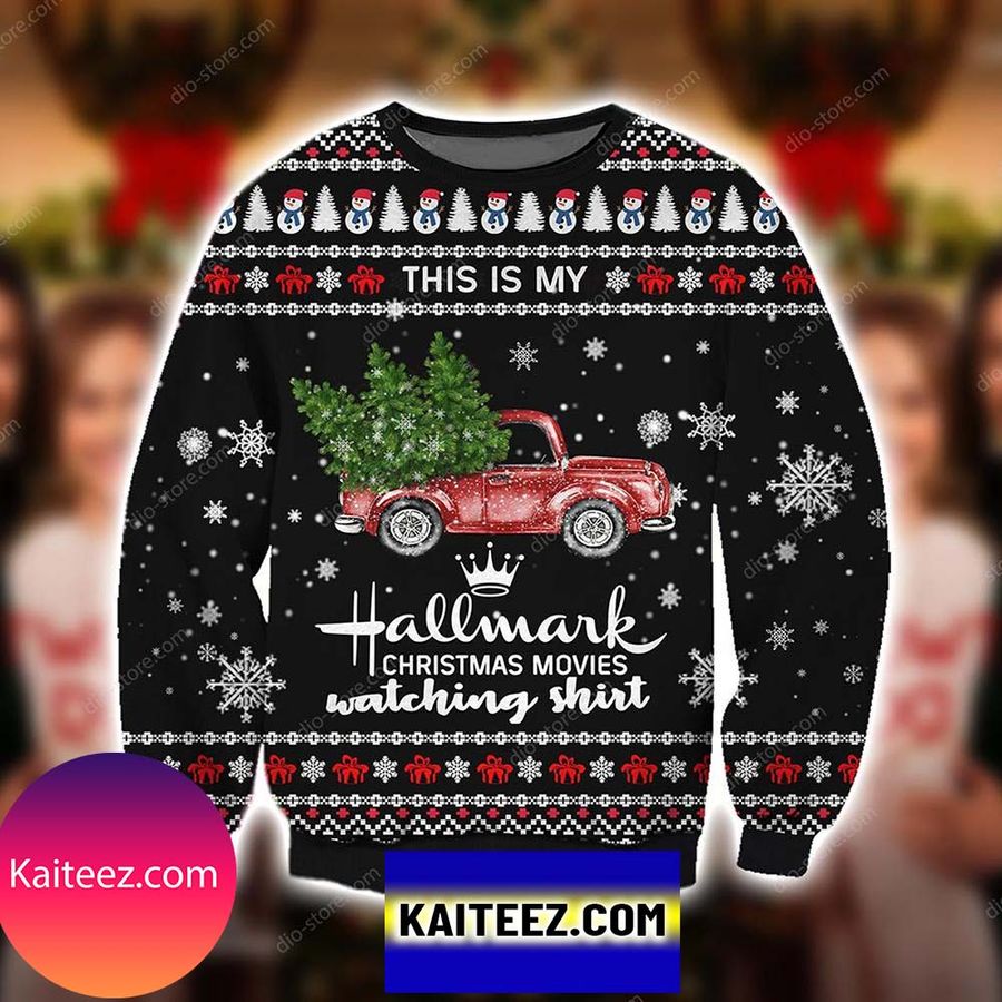 Hallmark Christmas Movies Knitting Pattern 3d Print Ugly Sweater