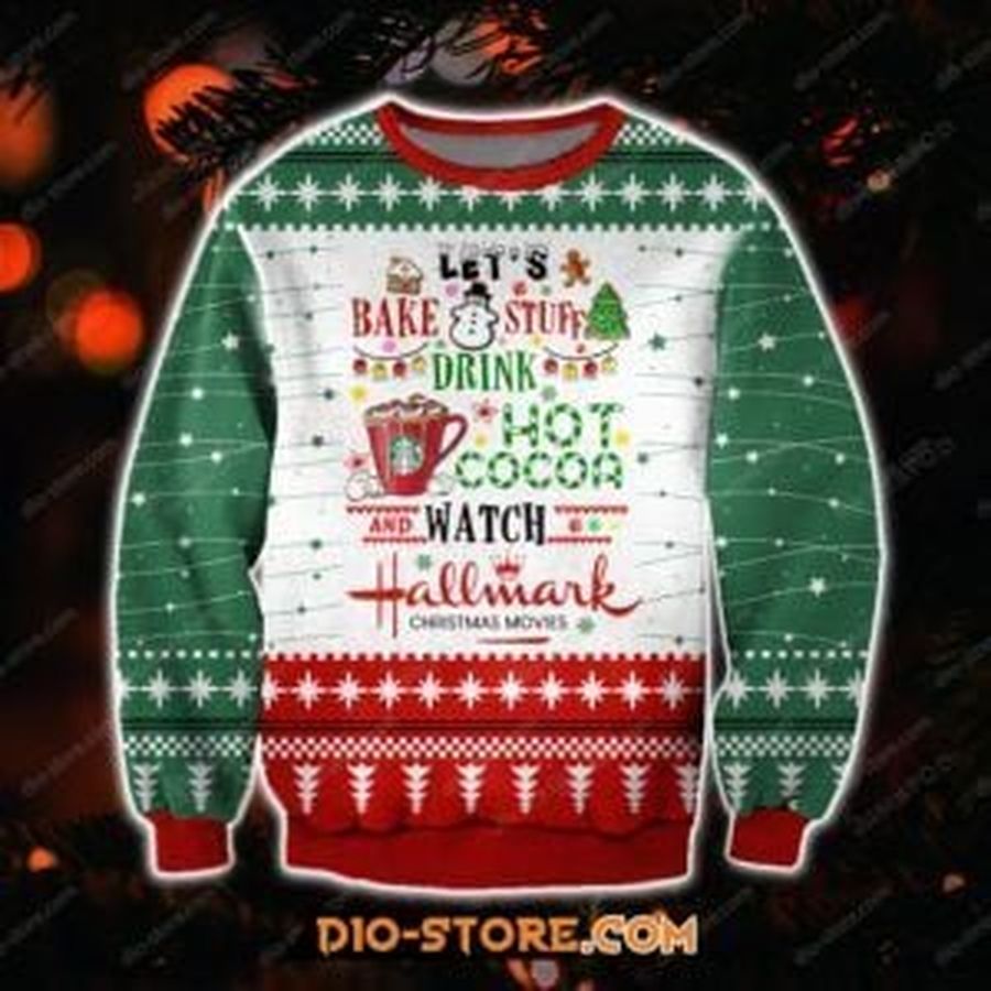 Hallmark Christmas Movies Ugly Christmas Sweater, All Over Print Sweatshirt, Ugly Sweater, Christmas Sweaters, Hoodie, Sweater