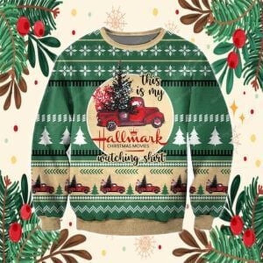Hallmark Christmas Ugly Christmas Sweater All Over Print Sweatshirt Ugly