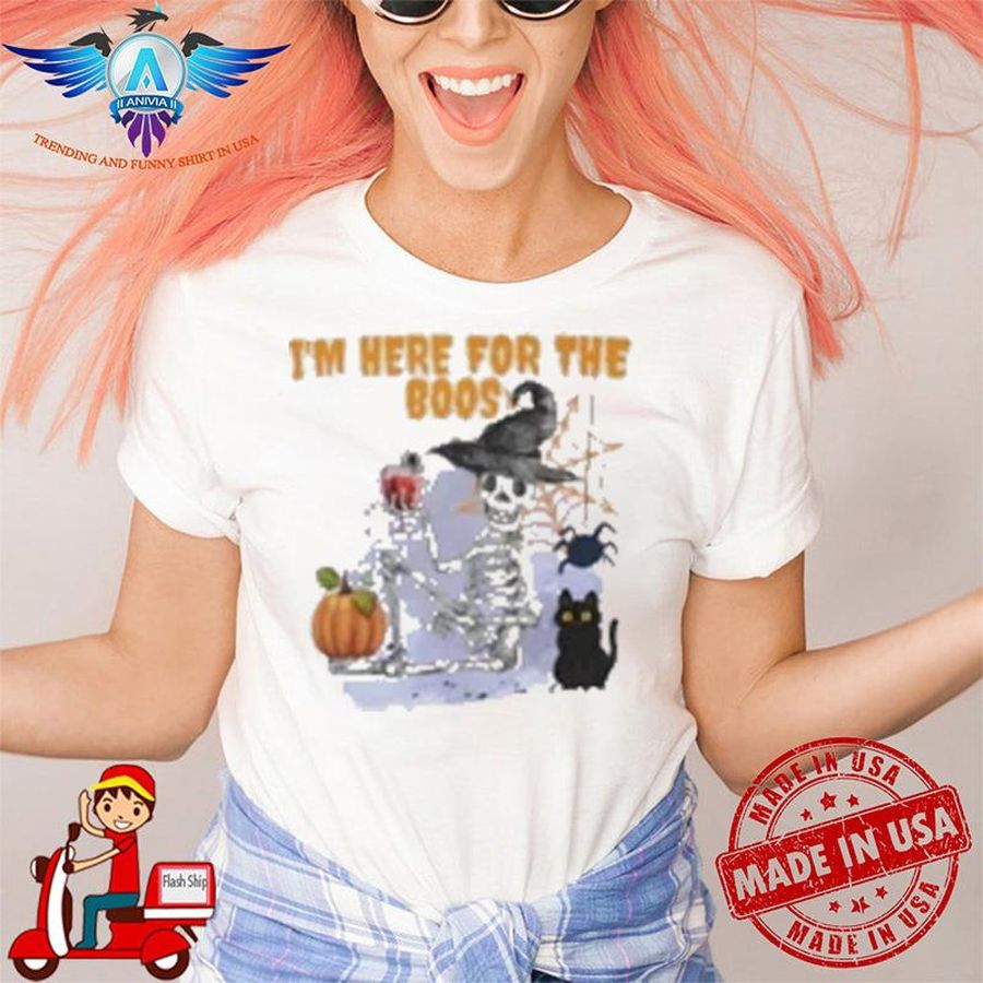 Halloween 2022  I'm here for the boos shirt