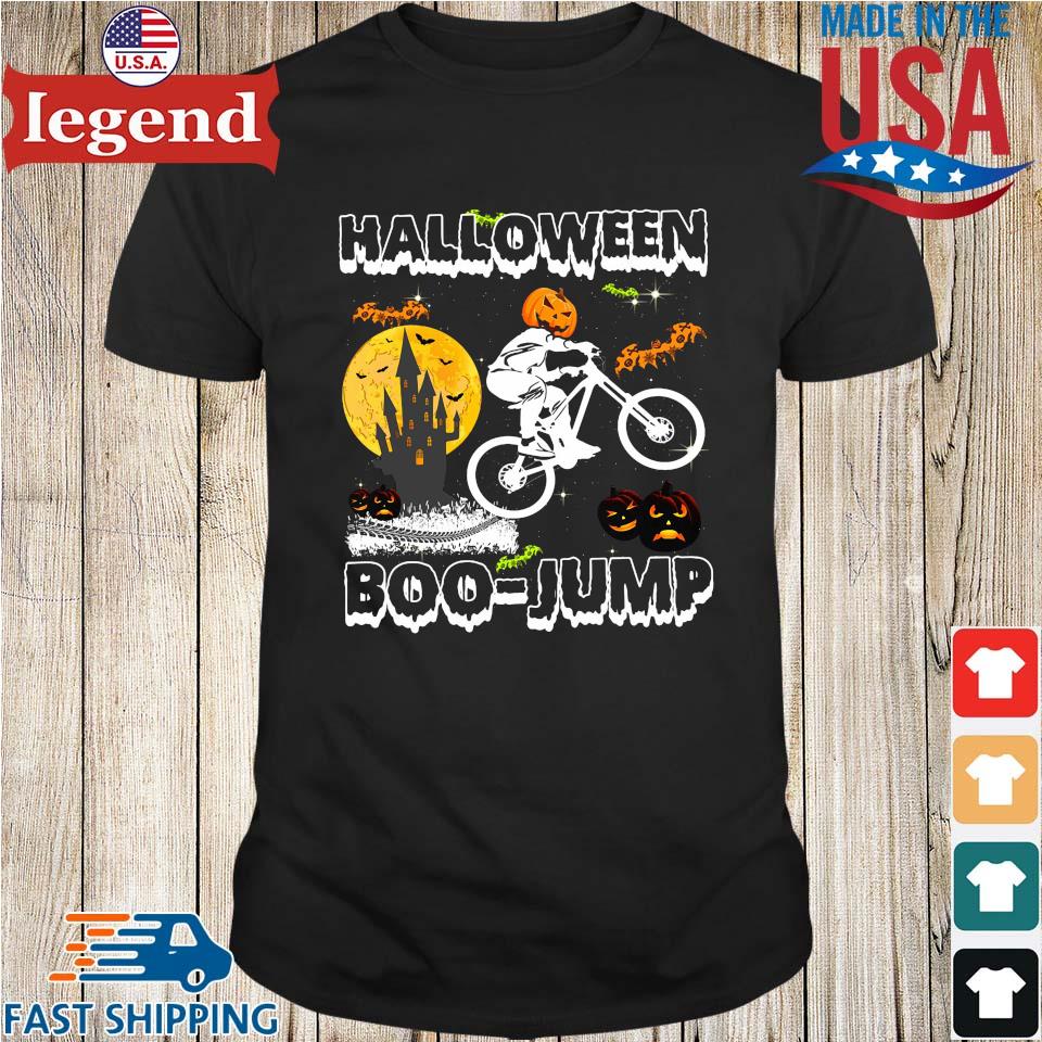 Halloween boo-jump Bicycle shirt