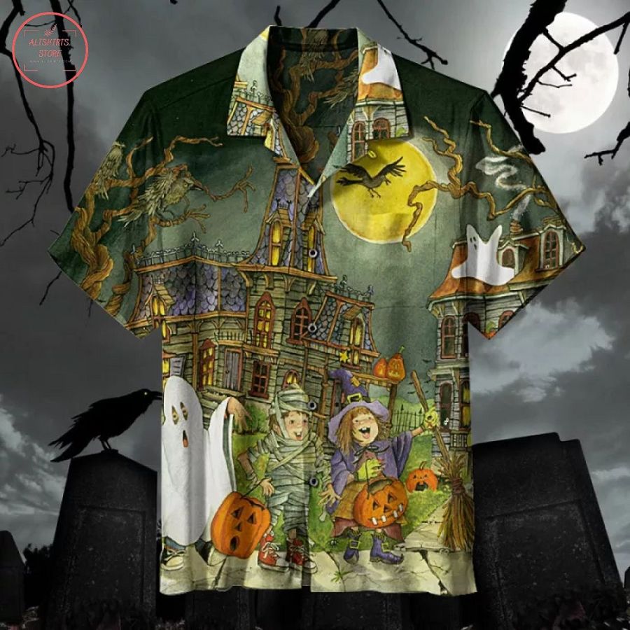Halloween Little Goblins Hawaiian Shirt