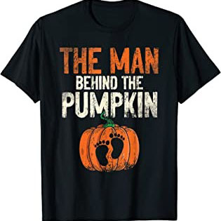 Halloween Pregnancy Announcement The Man Behind The Pumpkin Shirt