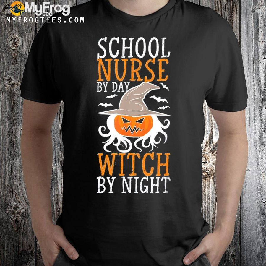 Halloween Witch and School Nurse T-Shirt