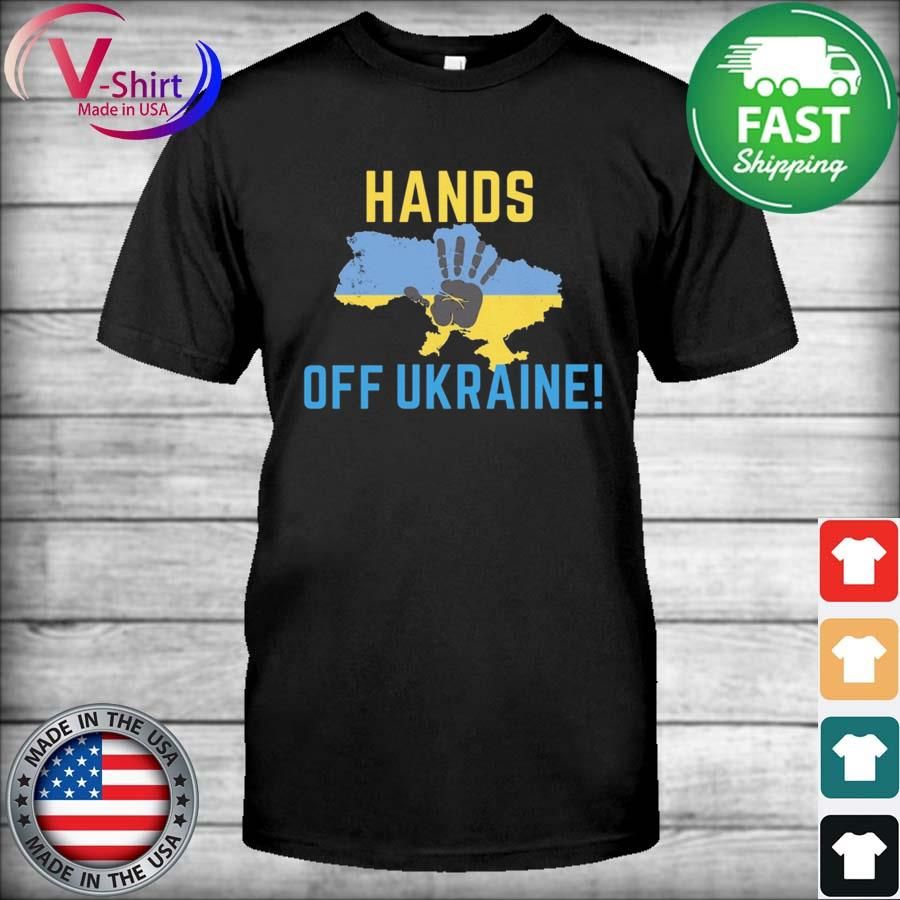 Hands Off Ukraine Pray For Ukraine Ukrainian Flag shirt
