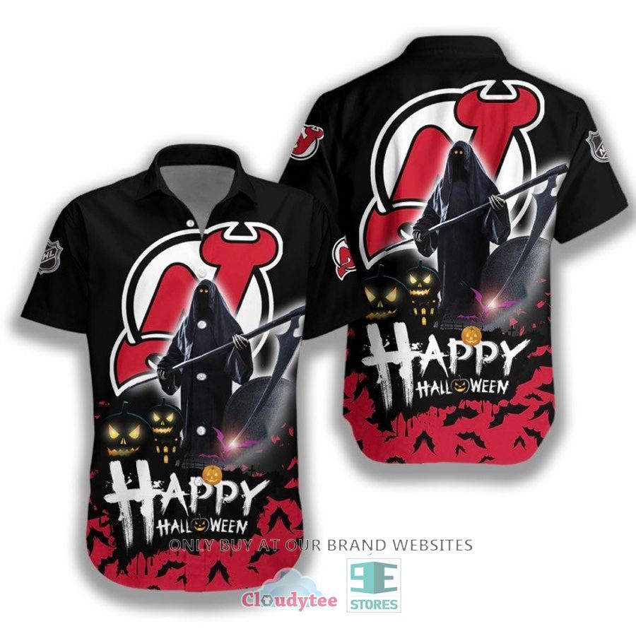 Happy Halloween Grim Reaper New Jersey Devils Hawaiian Shirt – LIMITED EDITION