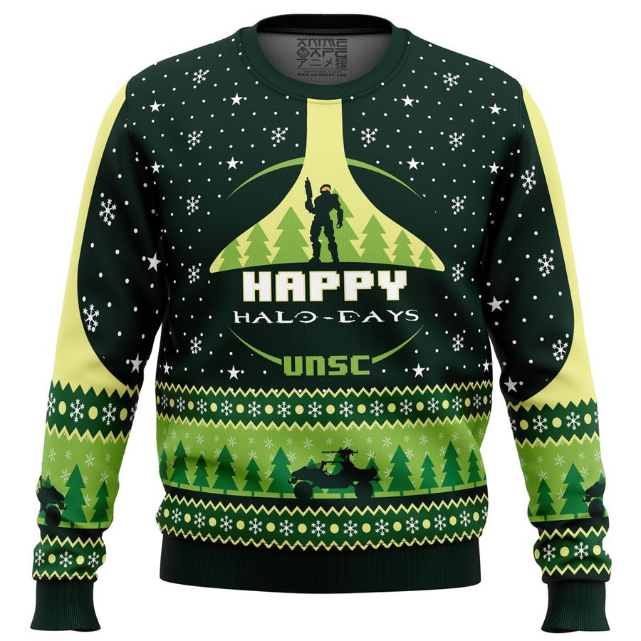 Happy Halo-days Halo Ugly Sweater