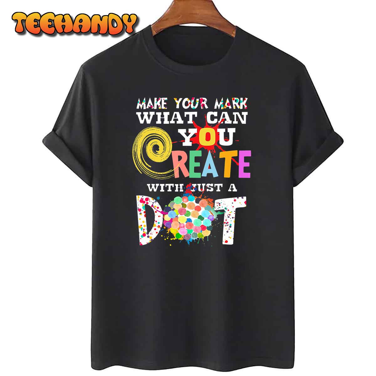 Happy International Dot Day Make Your Mark Funny Colorful Unisex Hoodie