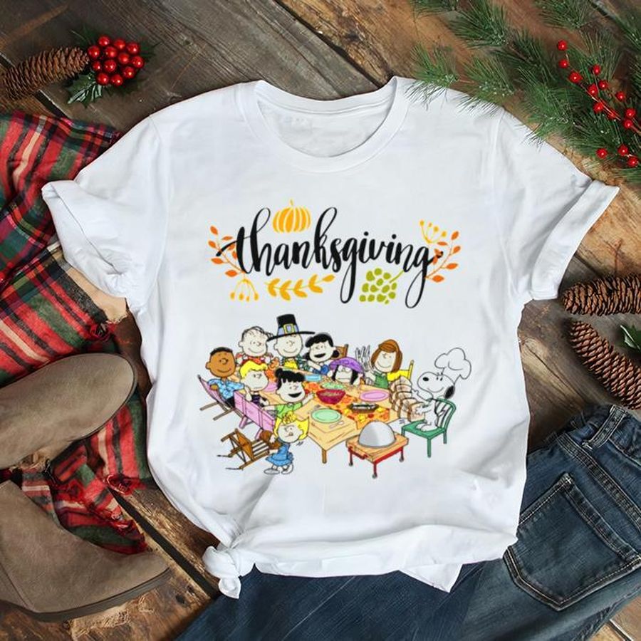 Happy Thanksgiving Peanuts Party shirt