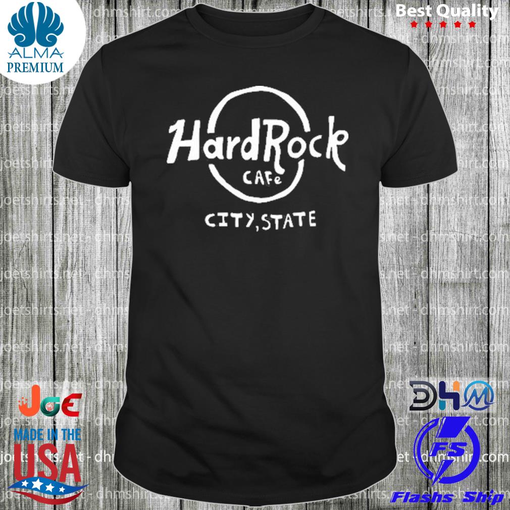 Hard rock cafe city state shirt