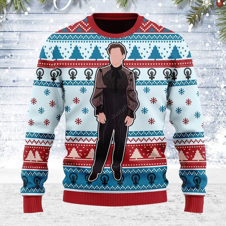 Harry In Dress Ugly Christmas Sweater, All Over Print Sweatshirt, Ugly Sweater, Christmas Sweaters, Hoodie, Sweater