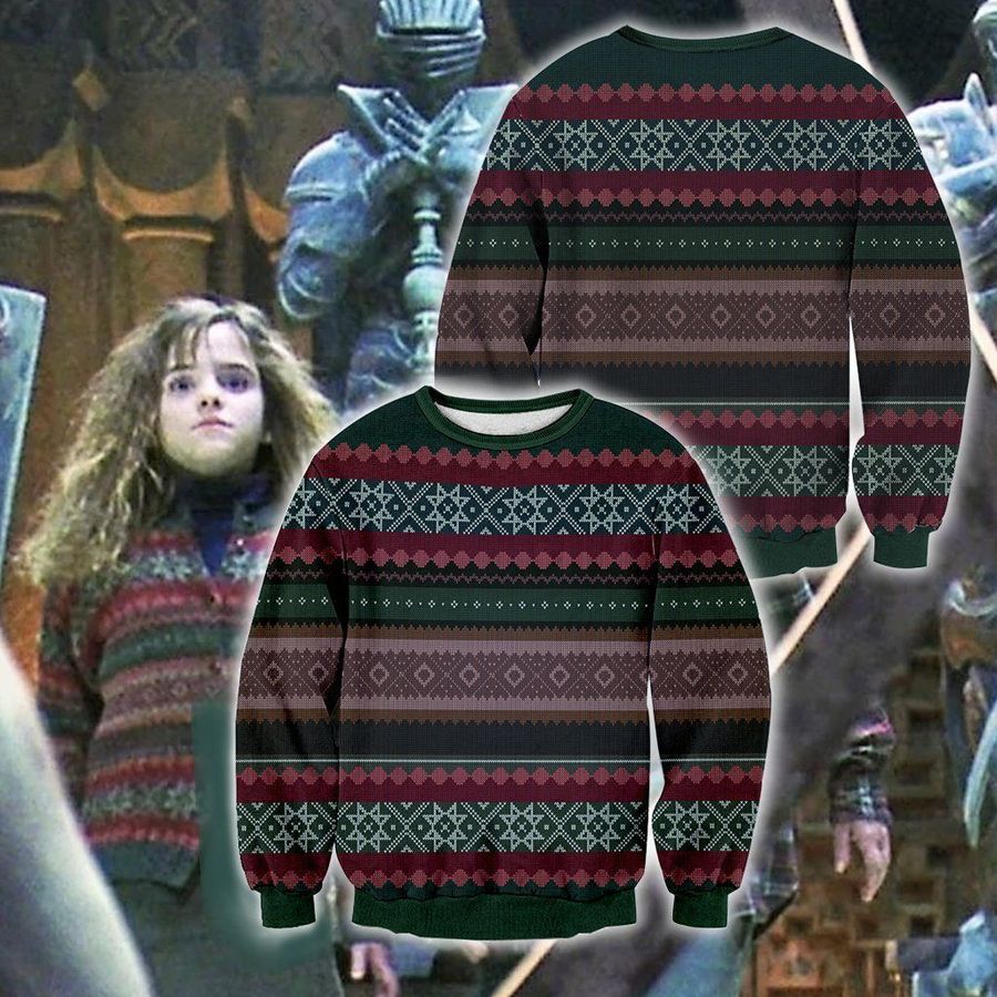 Harry Potter And The Philosopher's Stone Hermione Ugly Christmas Sweater, Sweatshirt, Ugly Sweater, Christmas Sweaters, Hoodie, Sweater