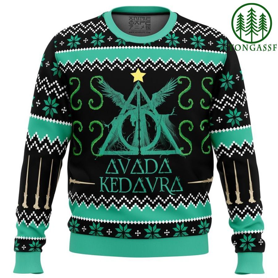Harry Potter Avada Kedavra Ugly Christmas Sweater