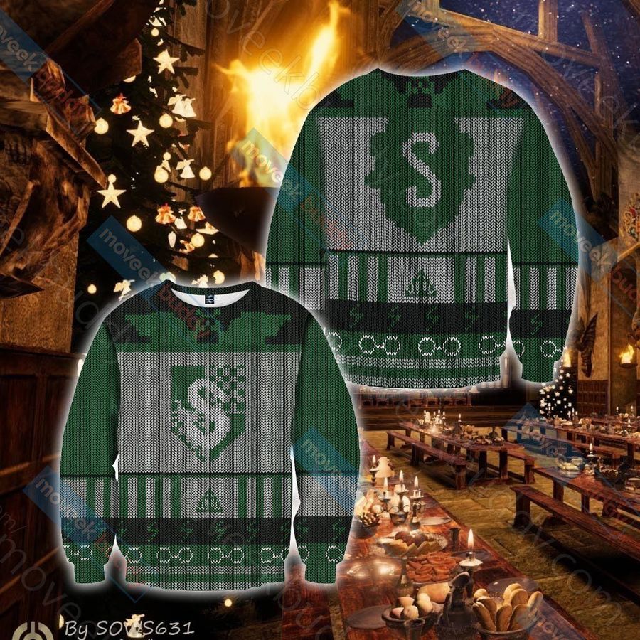 Harry Potter Cunning Like A Slytherin Ugly Christmas Sweater, All Over Print Sweatshirt, Ugly Sweater, Christmas Sweaters, Hoodie, Sweater