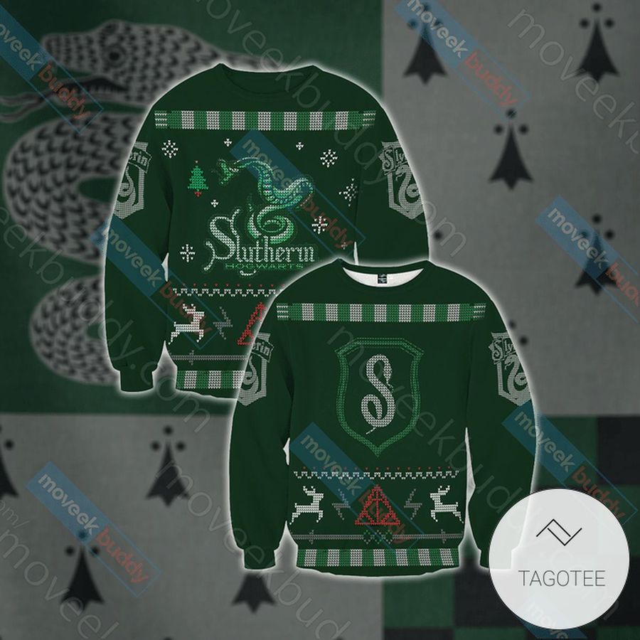 Harry Potter Cunning Like A Slytherin Winter Ugly Sweater
